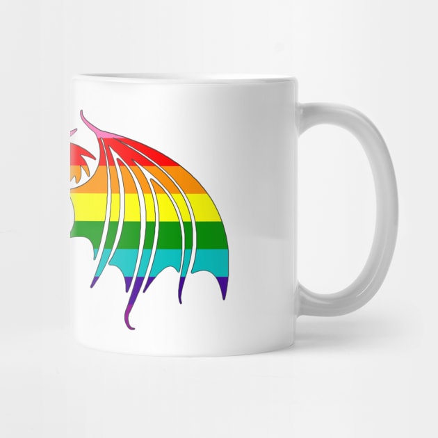 Gay Pride Dragon by EmrysMartigan